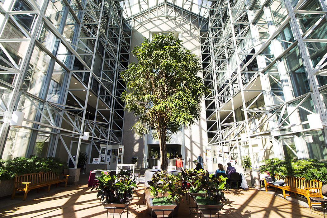 16th Annual Exhibit The beautiful atrium of the Elizabethtown Gas Co. featuring the Union County NAP Show