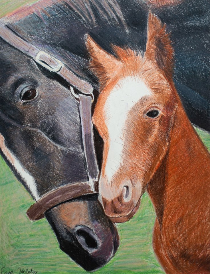 6th Annual Exhibit Horse and Foal