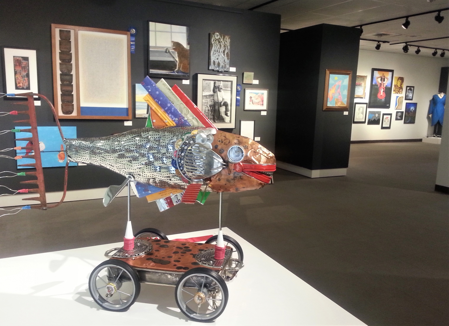 8th Annual Exhibit Delaware State University Art Center/Gallery beautifully displaying work from this year’s exhibit.