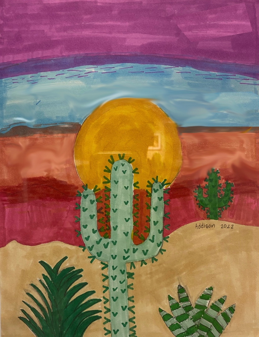 17th Annual Exhibit Prickly Sunrise