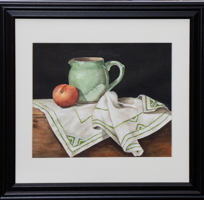 17th Annual Exhibit Still Life on a Tea Towel