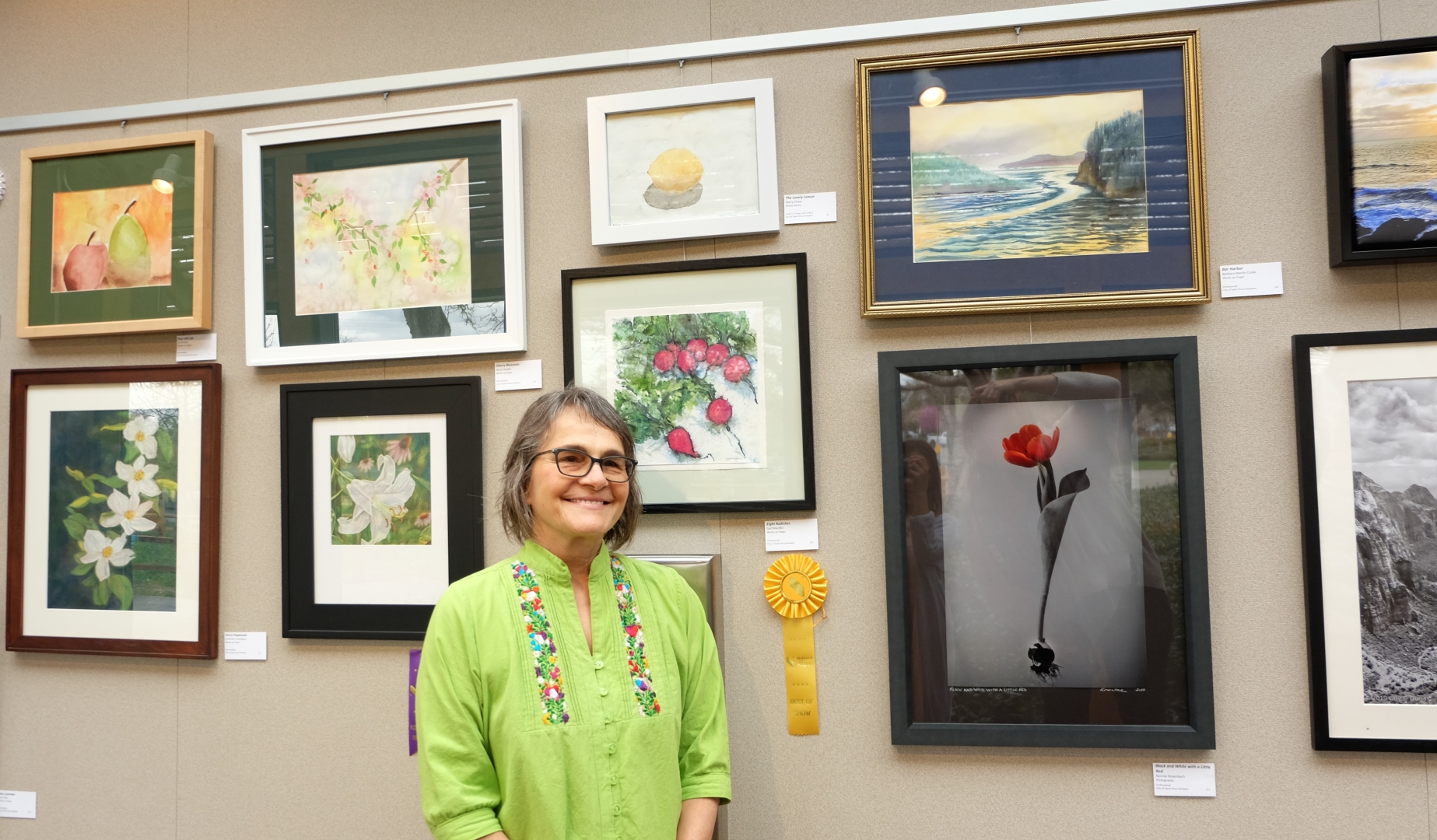 17th Annual Exhibit Eight Radishes