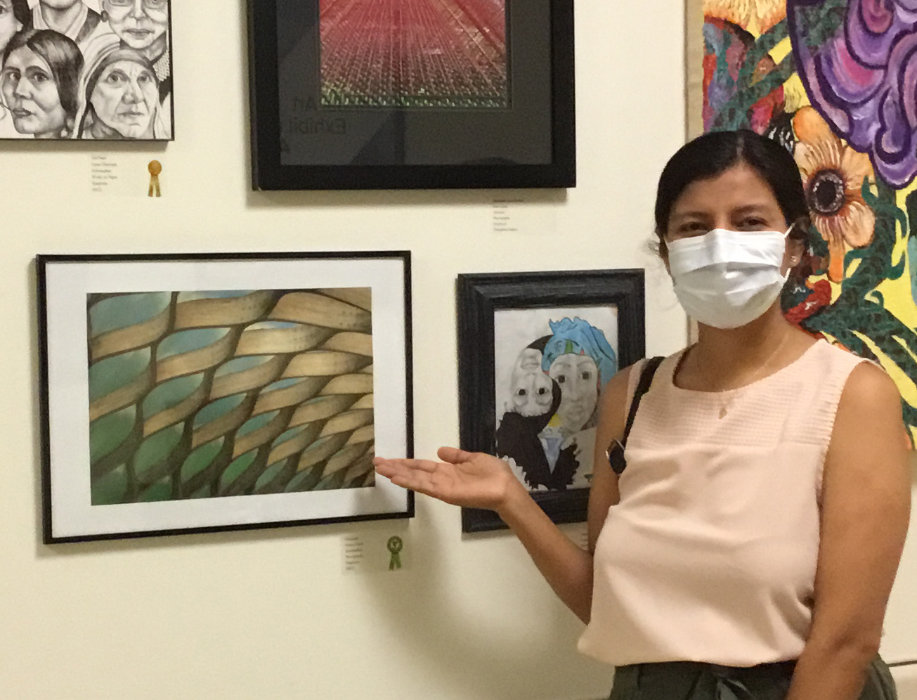 7th Annual Exhibit Honeycomb