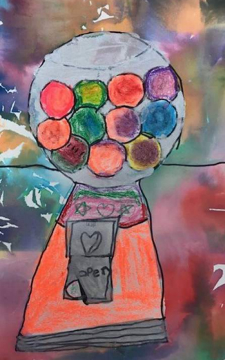 12th Annual Exhibit Gumball Machine