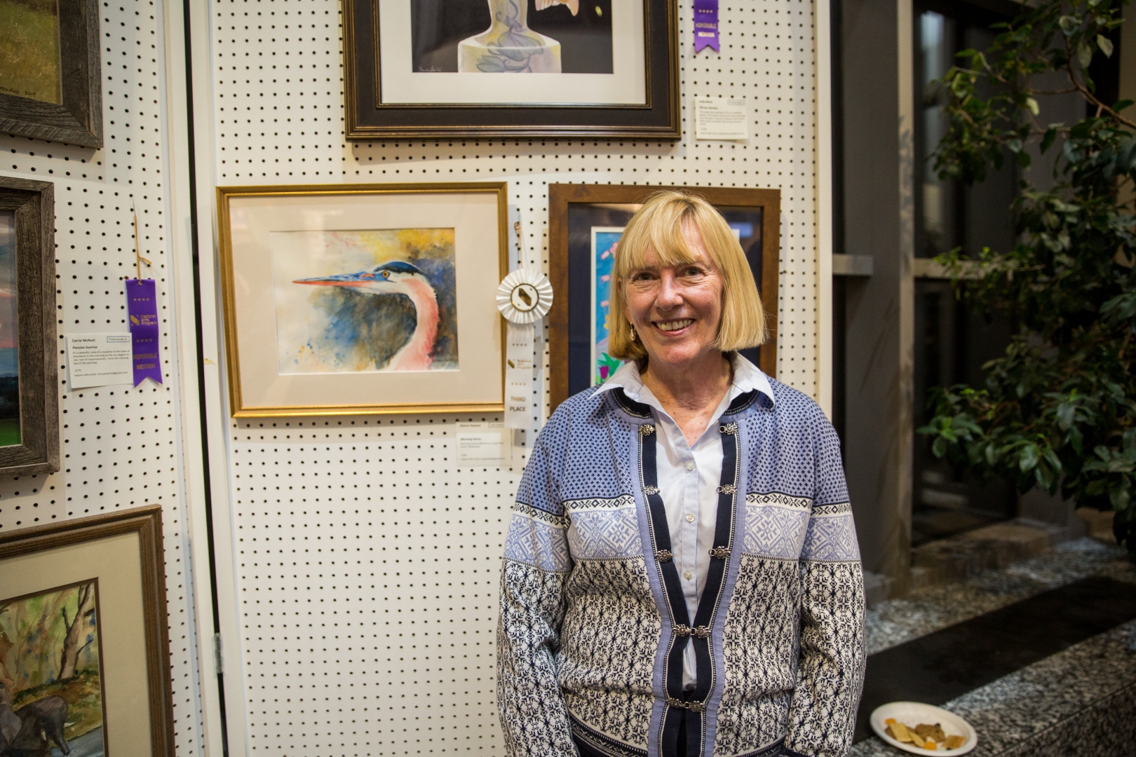 4th Annual Exhibit Morning Heron