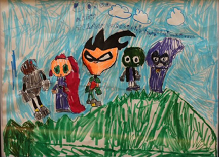 4th Annual Exhibit Teen Titans